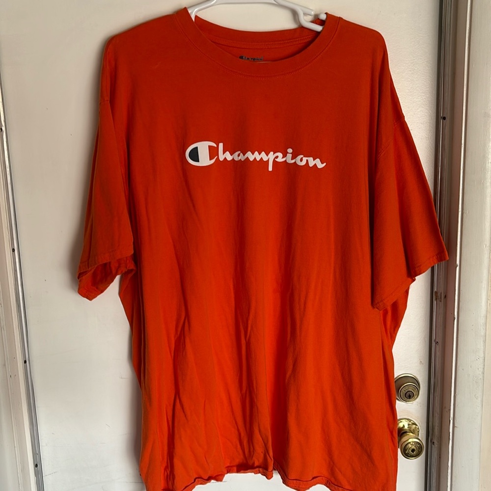 Orange champion shirt